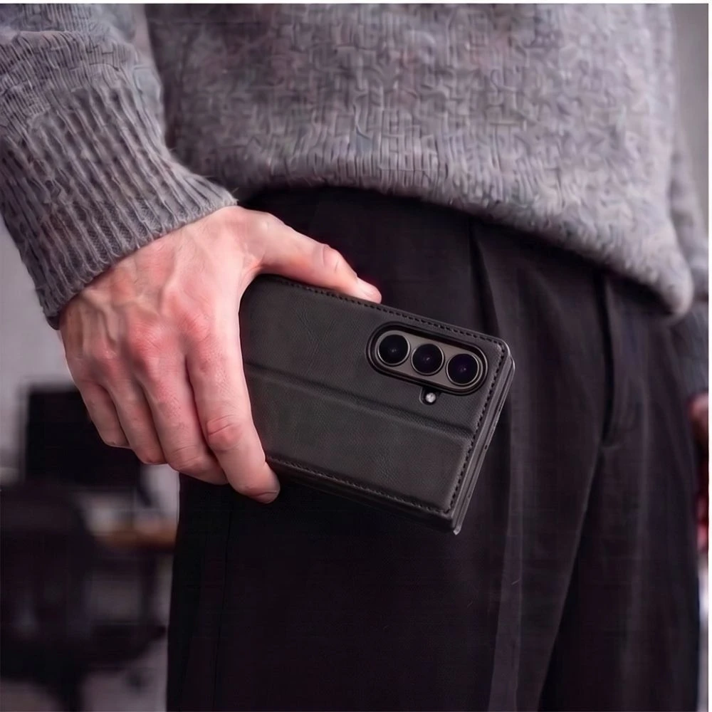 Dėklas Tech-Protect Wallet Samsung Galaxy Z FOLD 8 ULTRA Juodas