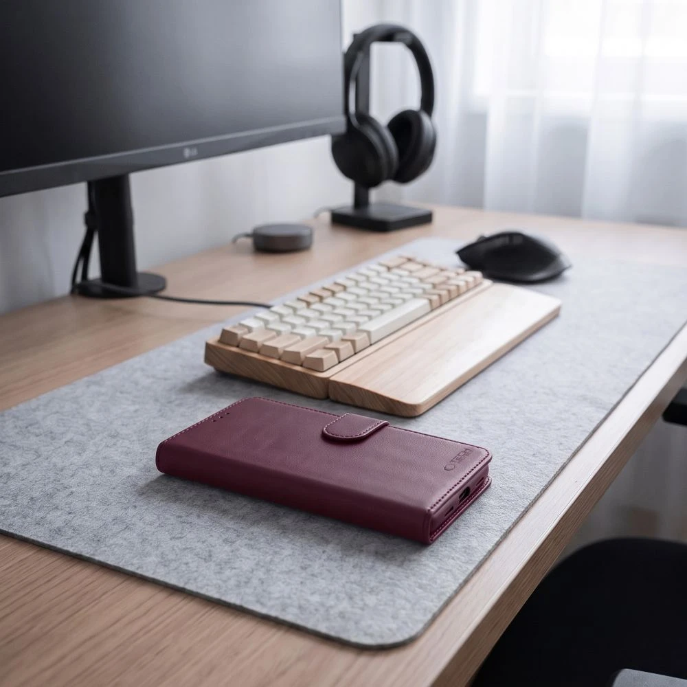 Dėklas Tech-Protect WALLET XIAOMI REDMI NOTE 17 Pro 5G ŠILKMEDŽIO SPALVOS