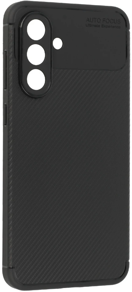 Dėklas Tel Protect Carbon Elite, skirta Samsung Galaxy A36 5G, juodos spalvos