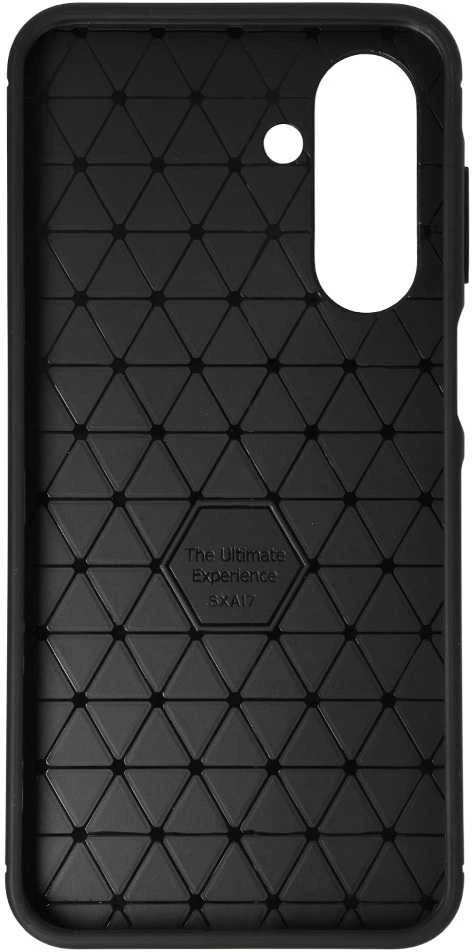 Dėklas Tel Protect Carbon Elite skirtas Samsung Galaxy A17 5G juodos spalvos