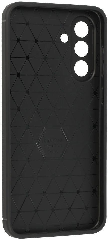 Dėklas Tel Protect Carbon Elite, skirta Samsung Galaxy A36 5G, juodos spalvos