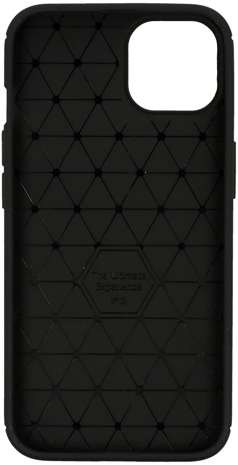 Dėklas Tel Protect Carbon Elite skirtas iPhone 13 juodos spalvos