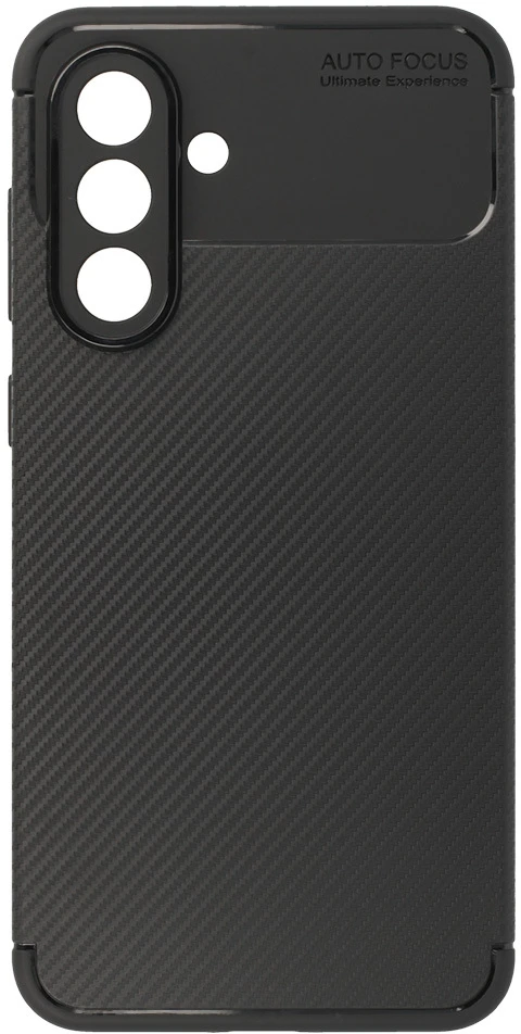 Dėklas Tel Protect Carbon Elite, skirta Samsung Galaxy A36 5G, juodos spalvos