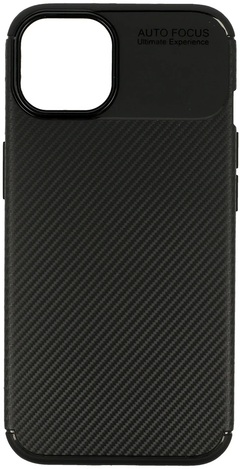 Dėklas Tel Protect Carbon Elite skirtas iPhone 13 juodos spalvos