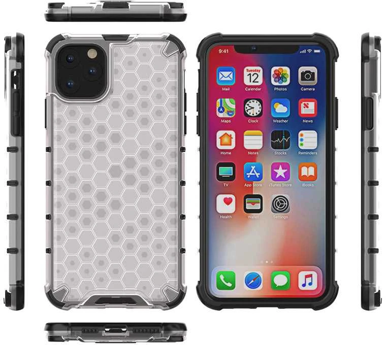 Dėklas Tel Protect „Tele Protect Honey Armor“ sijonas „Xiaomi Redmi Note 10/Note 10S/Poco M5S“ permatomas