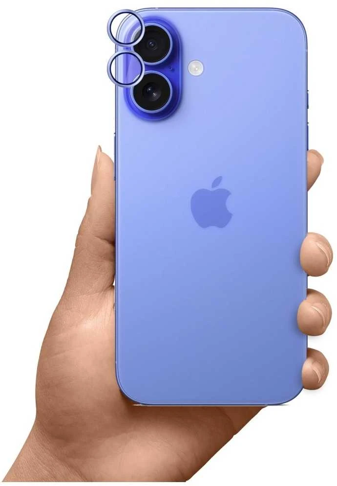 3Mk apsauga 3mk HARDY objektyvo apsaugos Pro objektyvo stiklas iPhone 17 - mėlynas