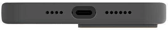 UNIQ Lino Hue Dėklas Apple iPhone 14 Plus/ 15 Plus 6,7″ Magclick Charging charcoal pilkos spalvos