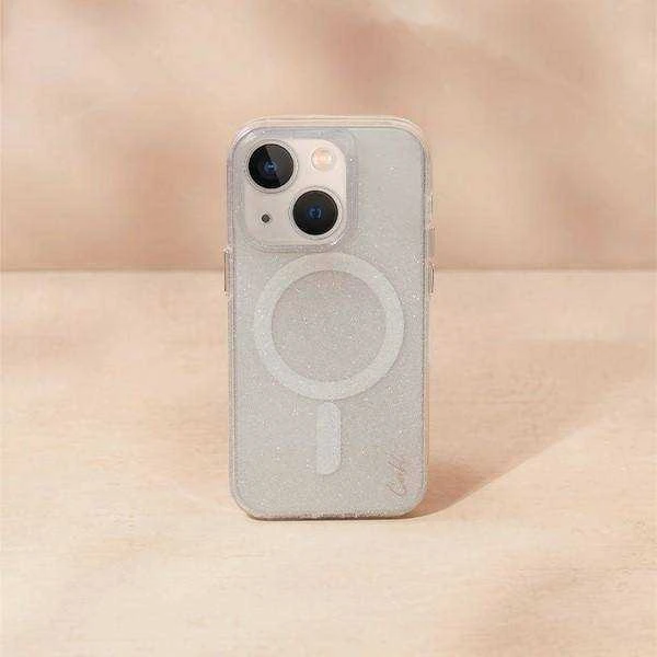 UNIQ Coehl Lumino Dėklas Apple iPhone 14 Plus/ 15 Plus 6,7″ sparkling sidabrinis