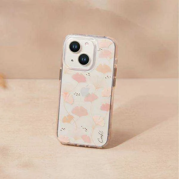 UNIQ Coehl Meadow Dėklas Apple iPhone 14 Plus/ 15 Plus 6,7″ pavasario rožinės spalvos