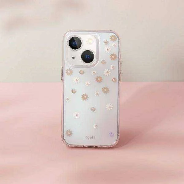 UNIQ Coehl Aster Dėklas Apple iPhone 14 Plus/ 15 Plus 6,7″ spring rožinės spalvos