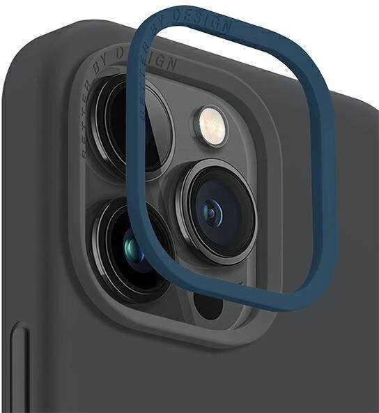UNIQ Lino Hue Dėklas Apple iPhone 14 Plus/ 15 Plus 6,7″ Magclick Charging charcoal pilkos spalvos
