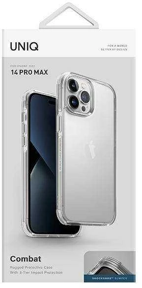 UNIQ Combat dėklas Apple iPhone 14 Pro Max 6,7" skaidrus