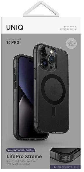 UNIQ LifePro Xtreme Dėklas Apple iPhone 14 Pro 6,1″ Magclick Charging frost smoke