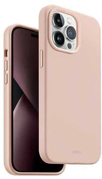 UNIQ Lino Dėklas Apple iPhone 14 Pro 6,1″ rožinės spalvos blush