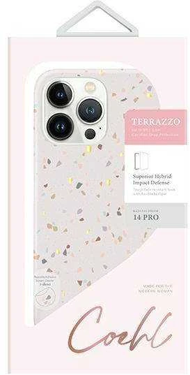 UNIQ Coehl Terrazzo Dėklas Apple iPhone 14 Pro 6,1″ sandstone