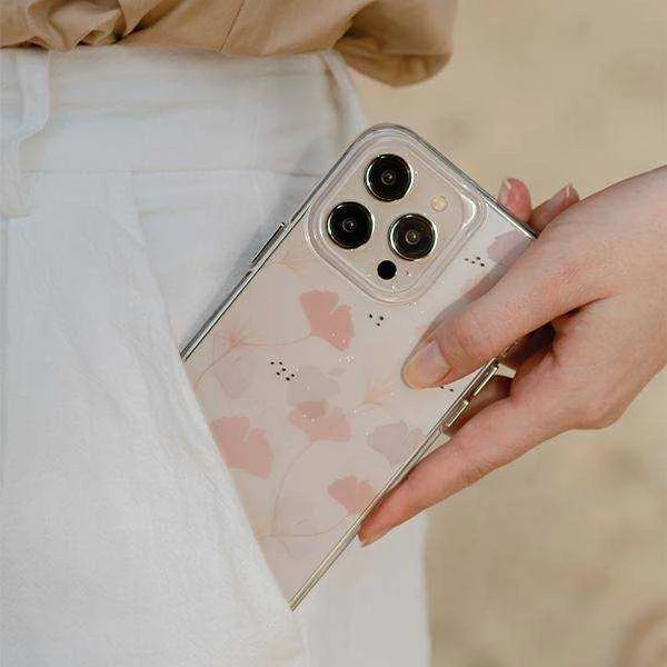 UNIQ Coehl Meadow Dėklas Apple iPhone 14 Pro 6,1″ spring rožinės spalvos