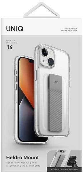 UNIQ Heldro Mount Dėklas Apple iPhone 14 / 15 / 13 6,1″ lucent clear