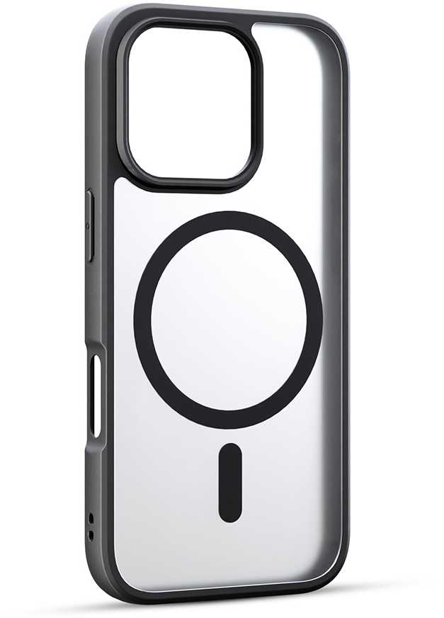 Dėklas Telforceone Etteri Matt Mag Apple iPhone 16 Pro 6.3" juoda spalva