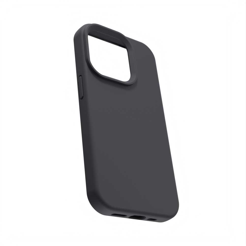 Dėklas Telforceone Etteri Silicone Apple iPhone 15 6,1" juodos spalvos