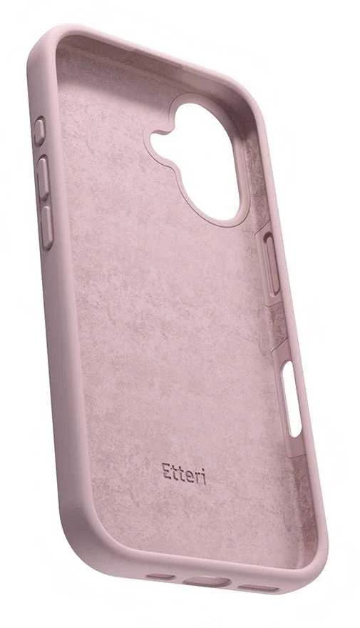 Dėklas Telforceone Etteri Silicone Apple iPhone 16 Plus 6,7" rožinės spalvos