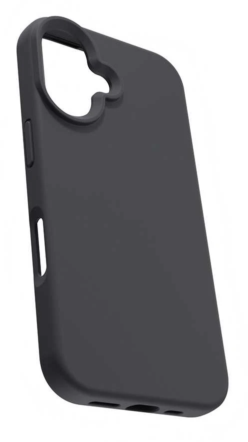 Dėklas Telforceone Etteri Silicone Apple iPhone 16 Plus 6,7" juodos spalvos