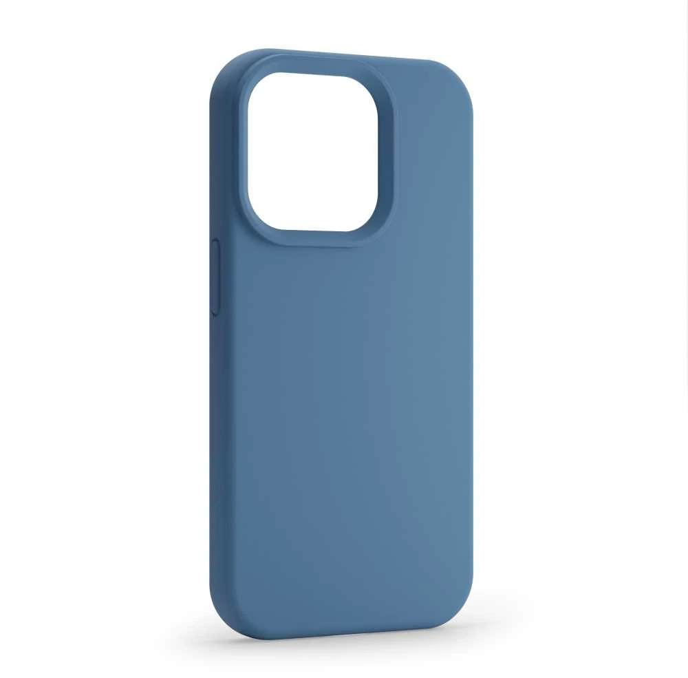 Dėklas Telforceone Etteri Silicone Apple iPhone 15 Pro Max 6,7" mėlynos spalvos