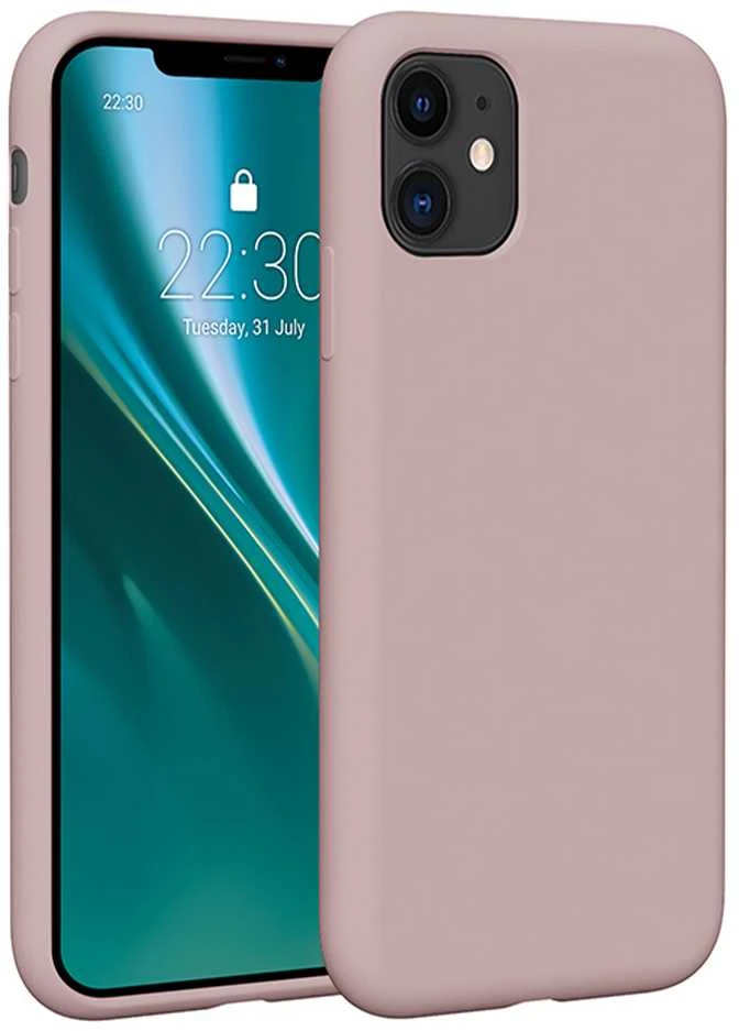 Dėklas Telforceone Etteri Silicone Apple iPhone 11 rožinės spalvos