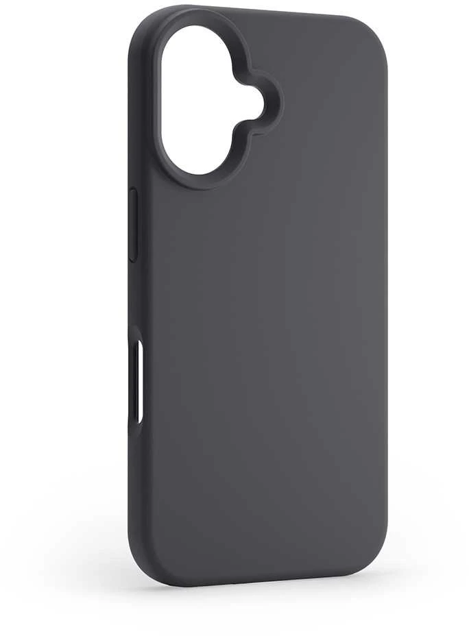 Dėklas Telforceone Etteri Silicone Apple iPhone 16 Plus 6,7" juodos spalvos