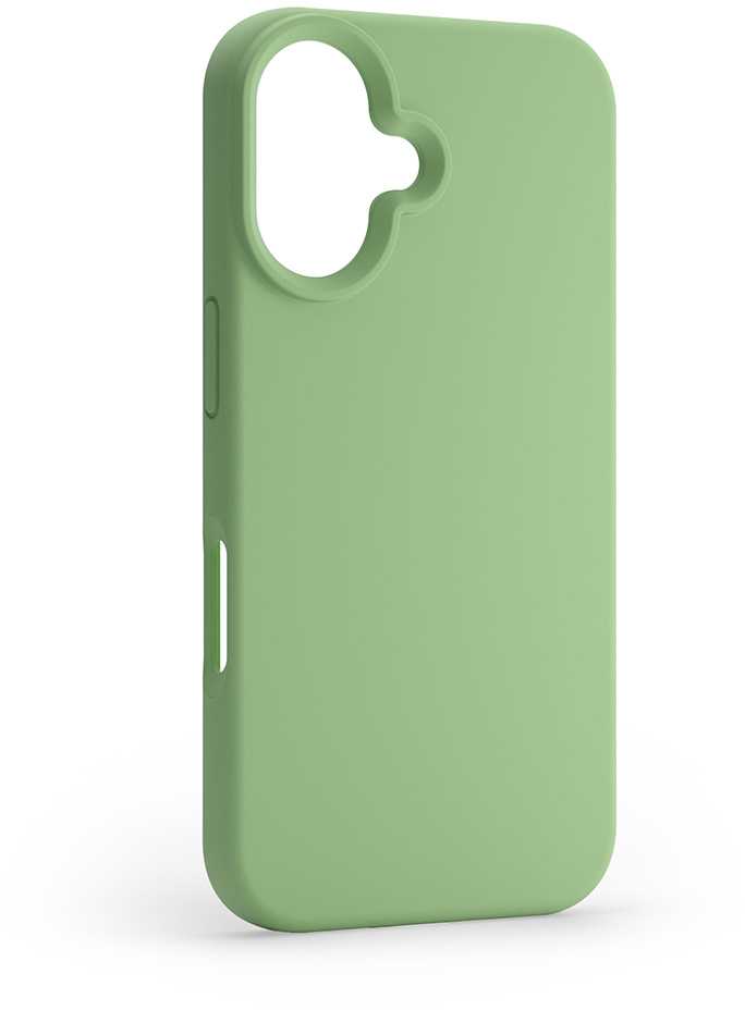 Dėklas Telforceone Etteri Silicone Apple iPhone 16 Plus 6,7" šviesiai žalios spalvos