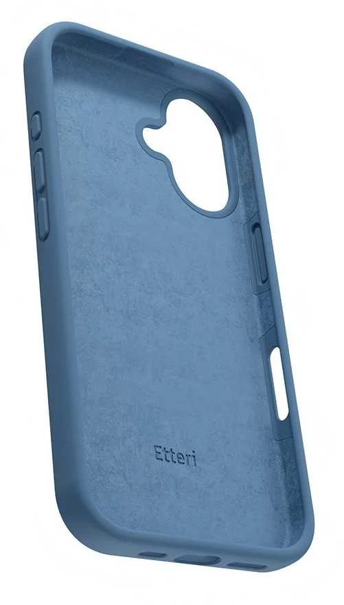 Dėklas Telforceone Etteri Silicone Apple iPhone 16 Plus 6,7" mėlynos spalvos