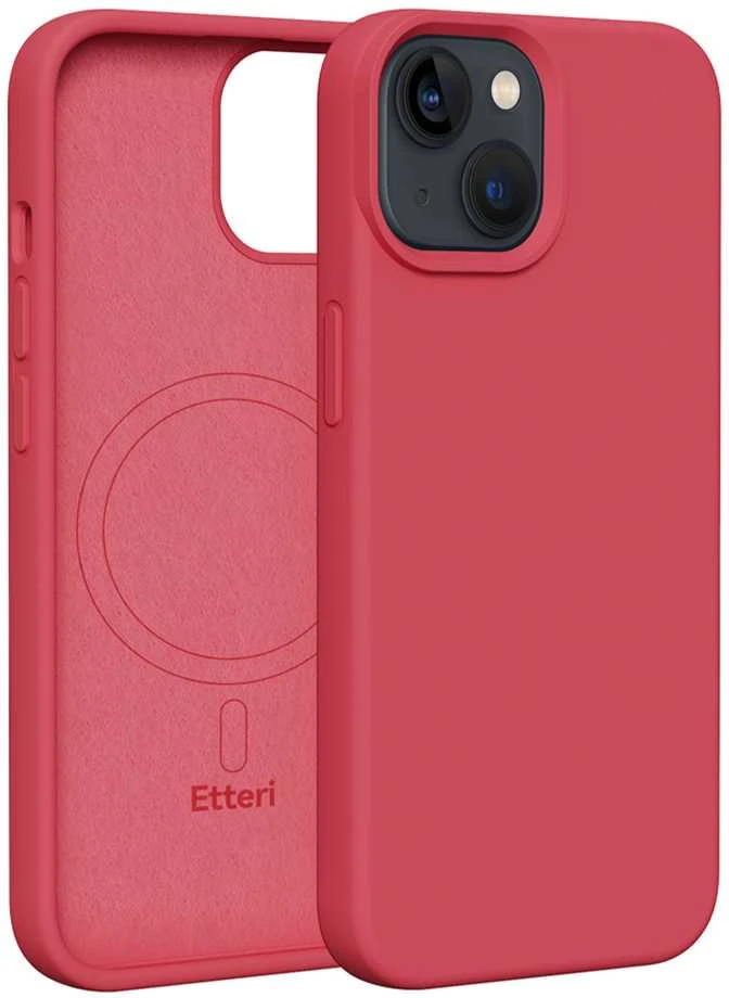 Telforceone Etteri silikoninis dėklas Apple iPhone 13 6.1" aviečių