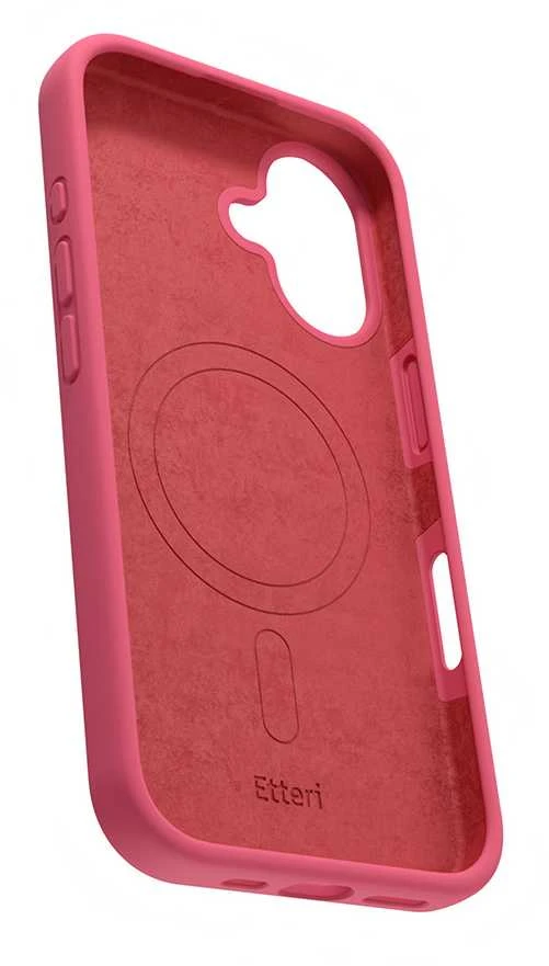 Dėklas Telforceone Etteri Silicone Mag Apple iPhone 16 Plus 6.7" aviečių