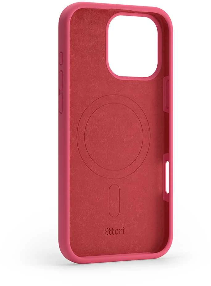 Dėklas Telforceone Etteri Silicone Mag Apple iPhone 16 Pro Max 6.9" aviečių