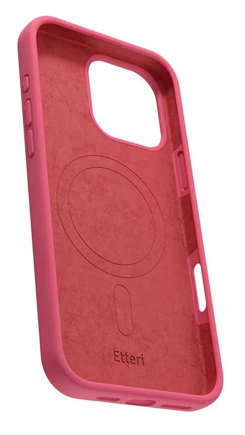 Dėklas Telforceone Etteri Silicone Mag Apple iPhone 16 Pro Max 6.9" aviečių