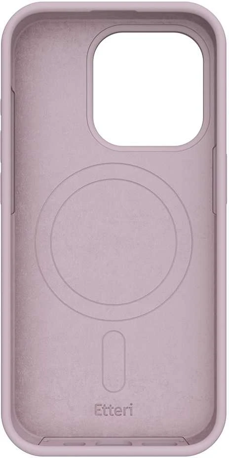 Dėklas Telforceone Etteri Silicone Mag Apple iPhone 12 / 12 Pro 6,1" rožinės spalvos
