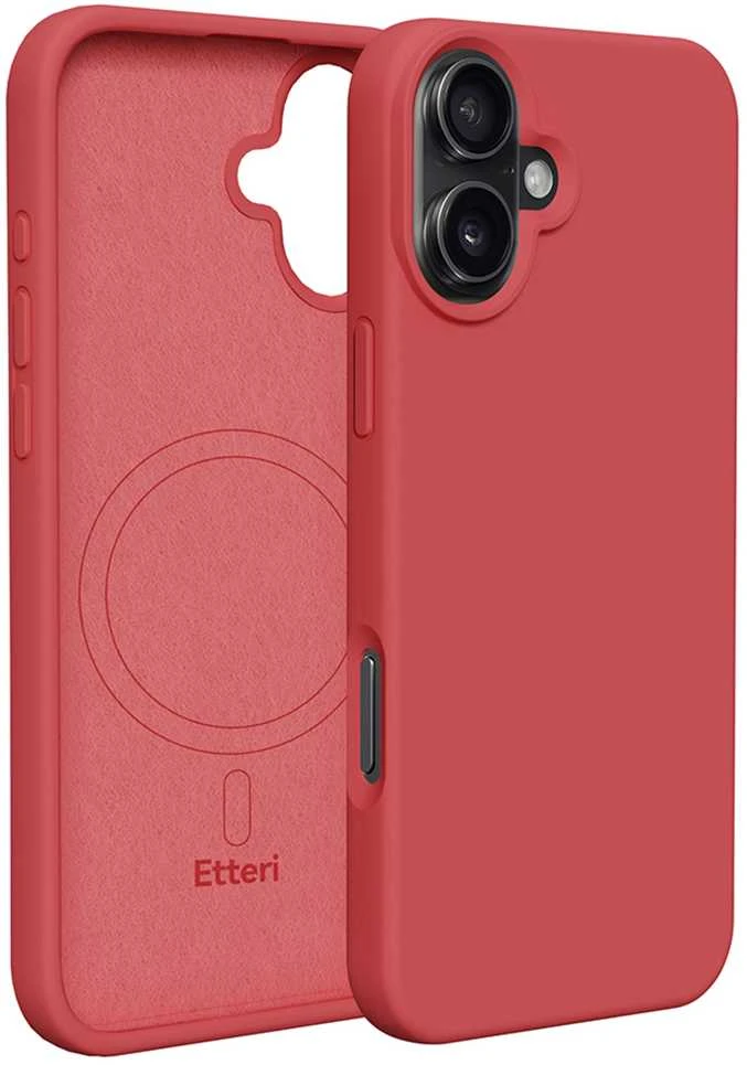 Dėklas Telforceone Etteri Silicone Mag Apple iPhone 16 Plus 6.7" aviečių