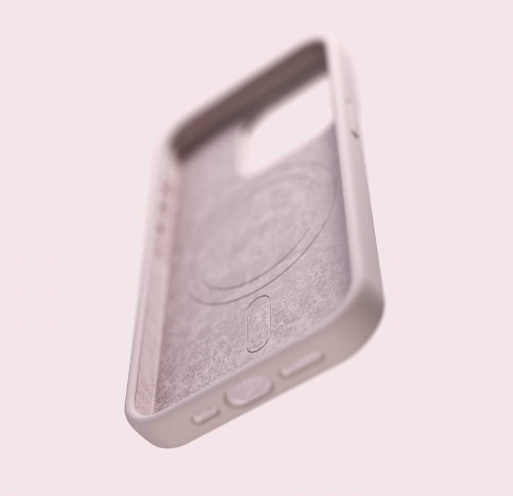Dėklas Telforceone Etteri Silicone Mag Apple iPhone 13 6,1" rožinės spalvos