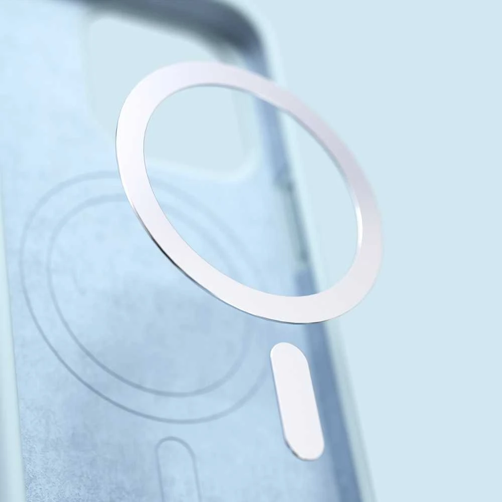 Dėklas Telforceone Etteri Silicone Mag Apple iPhone 15 Pro 6,1" žydros spalvos