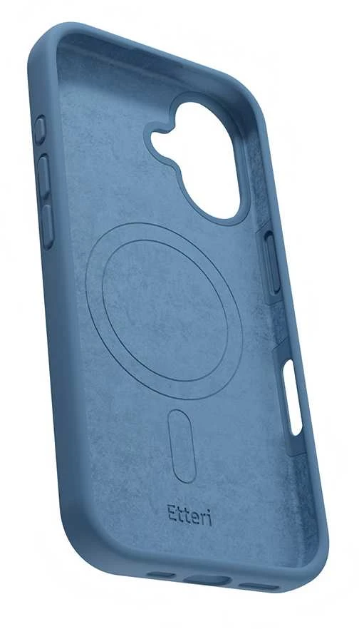 Dėklas Telforceone Etteri Silicone Mag Apple iPhone 16 Plus 6,7" mėlynos spalvos