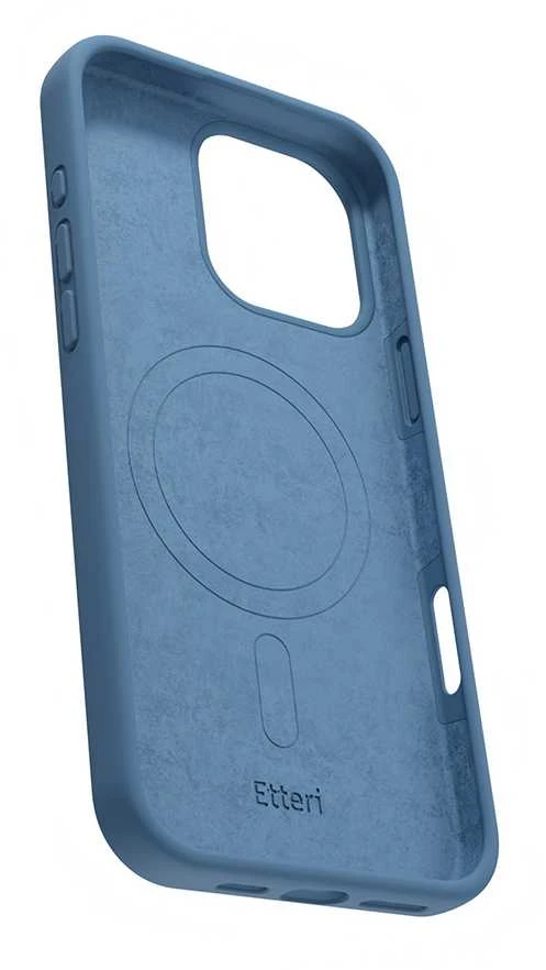 Dėklas Telforceone Etteri Silicone Mag Apple iPhone 16 Pro Max 6,9" mėlynos spalvos