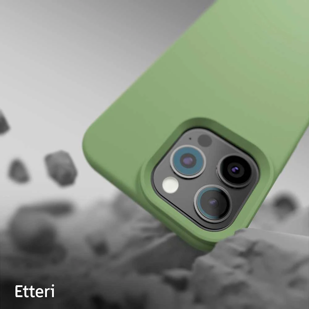 Dėklas Telforceone Etteri Silicone Mag Apple iPhone 16 Pro Max 6,9" šviesiai žalios spalvos
