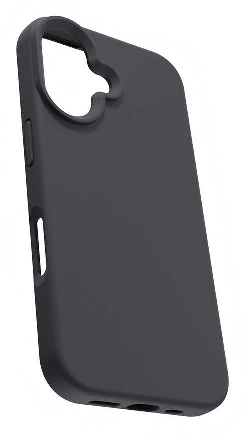 Dėklas Telforceone Etteri Silicone Mag Apple iPhone 16 6,1" juodos spalvos