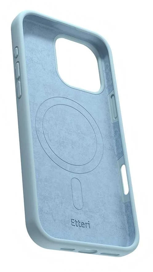 Dėklas Telforceone Etteri Silicone Mag Apple iPhone 16 Pro Max 6,9" žydros spalvos