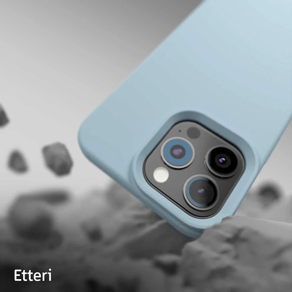 Dėklas Telforceone Etteri Silicone Mag Apple iPhone 16 Pro Max 6,9" žydros spalvos