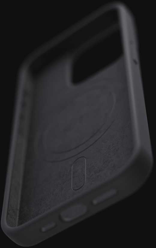 Dėklas Telforceone Etteri Silicone Mag Apple iPhone 15 Pro 6,1" juodos spalvos