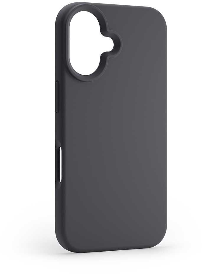 Dėklas Telforceone Etteri Silicone Mag Apple iPhone 16 6,1" juodos spalvos
