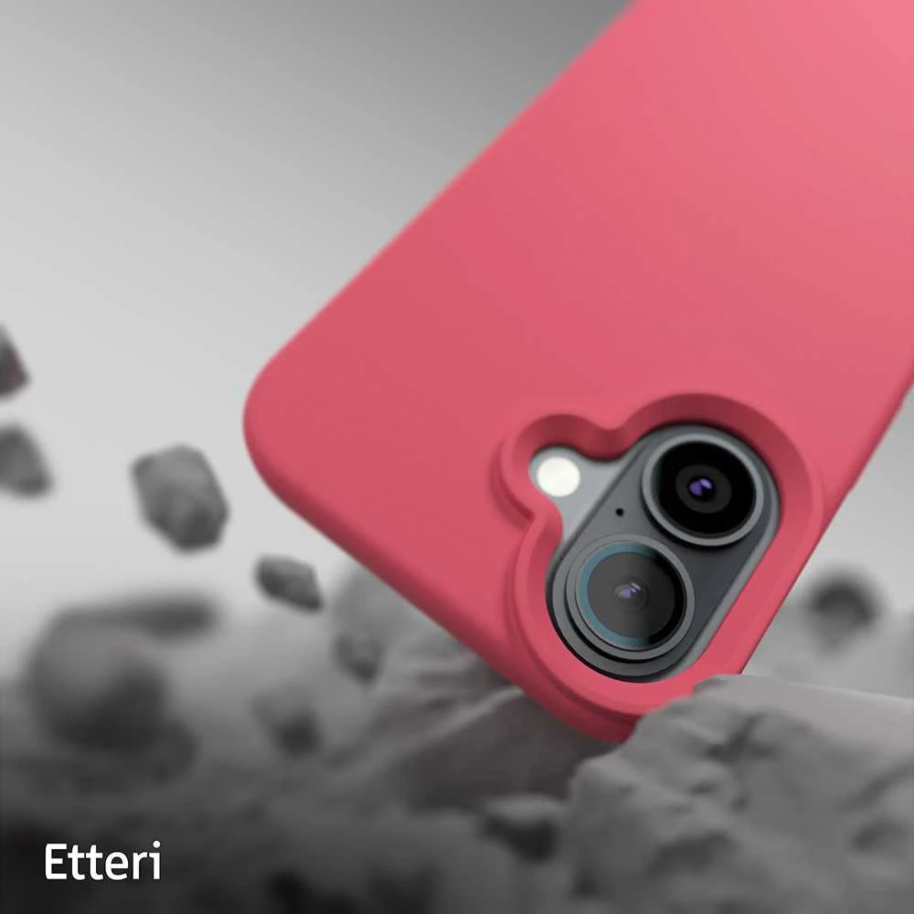 Dėklas Telforceone Etteri Silicone Mag Apple iPhone 16 Plus 6.7" aviečių