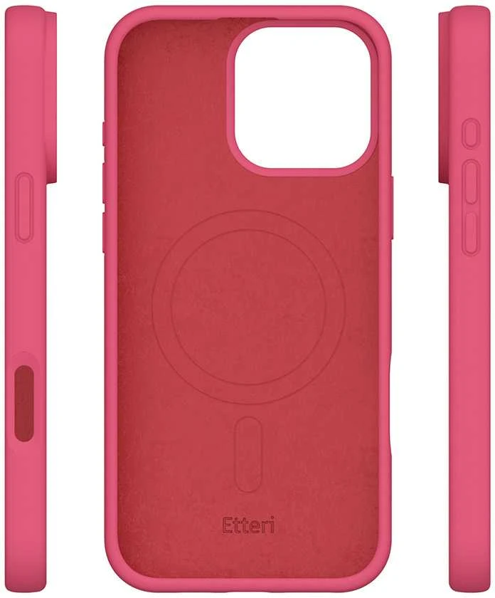 Dėklas Telforceone Etteri Silicone Mag Apple iPhone 16 Pro Max 6.9" aviečių