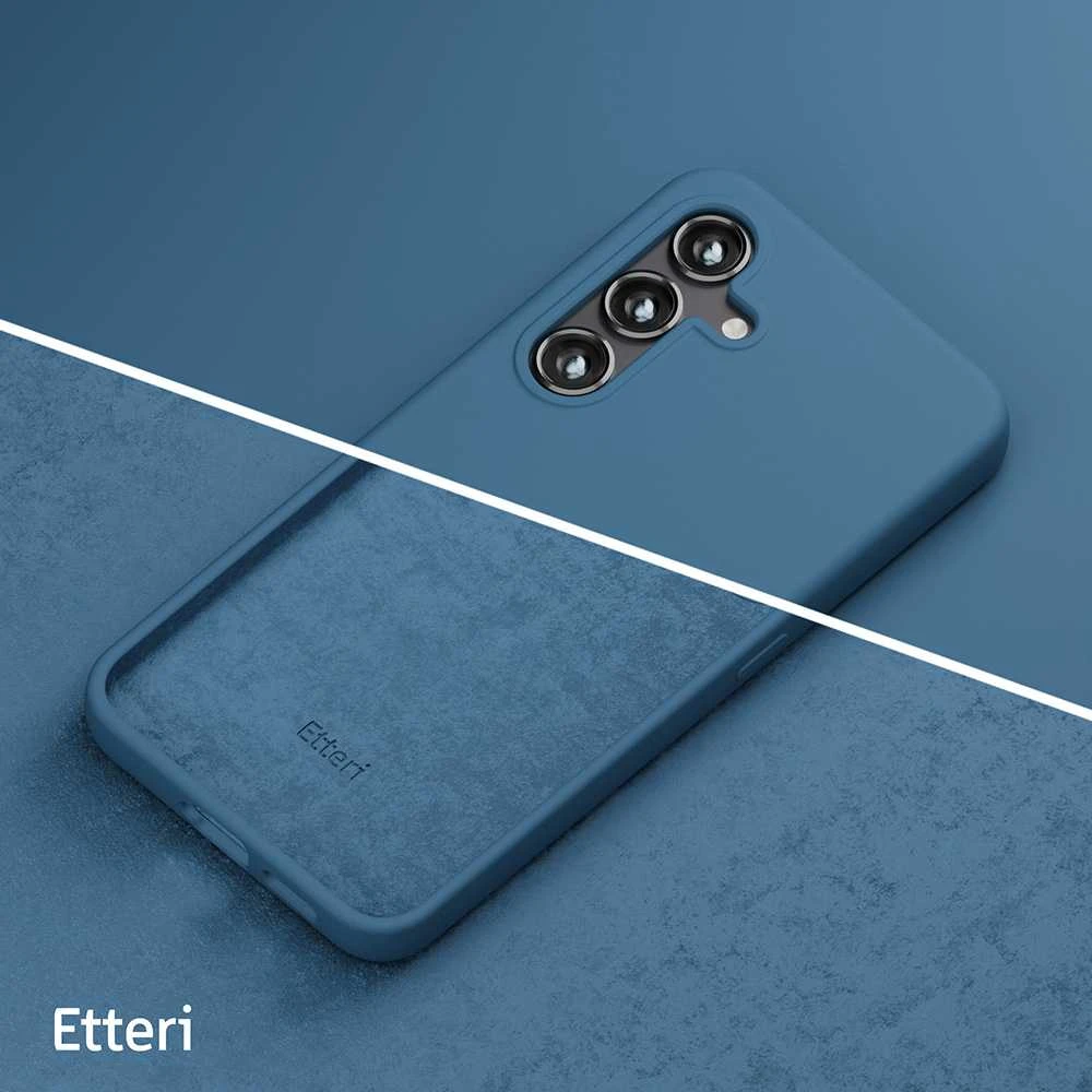 Etteri silikoninis dėklas Samsung Galaxy S24 Plus tamsiai mėlynas
