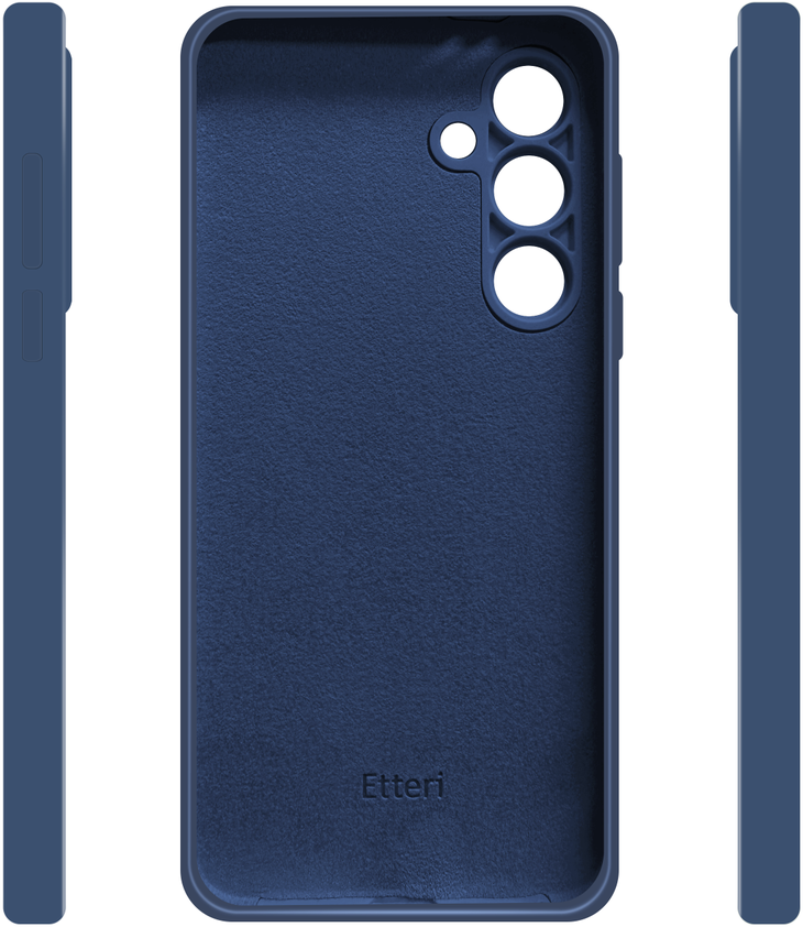Dėklas Telforceone Etteri Silicone Samsung Galaxy A56 5G mėlynos spalvos